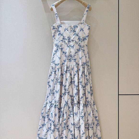 Agua by Agua Bendita Blue Floral Maxi Dress - Picture 5 of 8